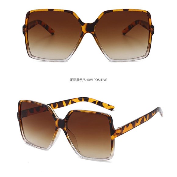 Oversized Frame Sunglasses Tortoise Frame - NWT - Picture 3 of 4